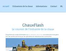 Tablet Screenshot of chauxflash.be